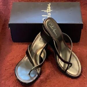 Cole Haan Women's Elegant Black Sandals Size 9.5